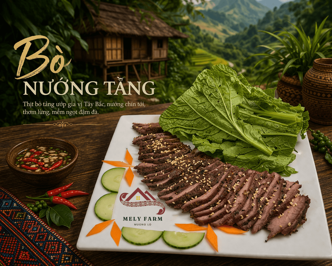 Bò Nướng Tảng