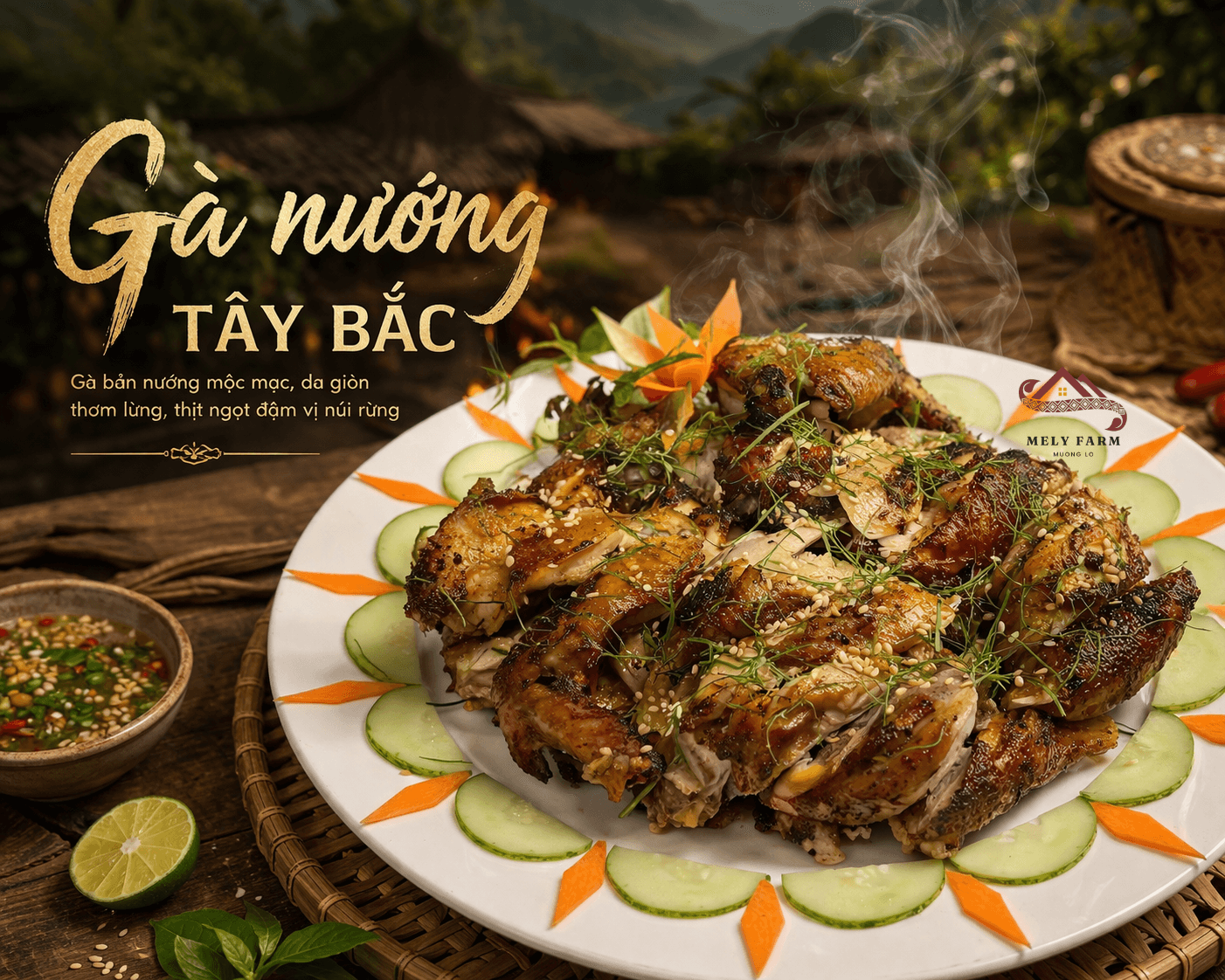 Gà Nướng Mắc Khén