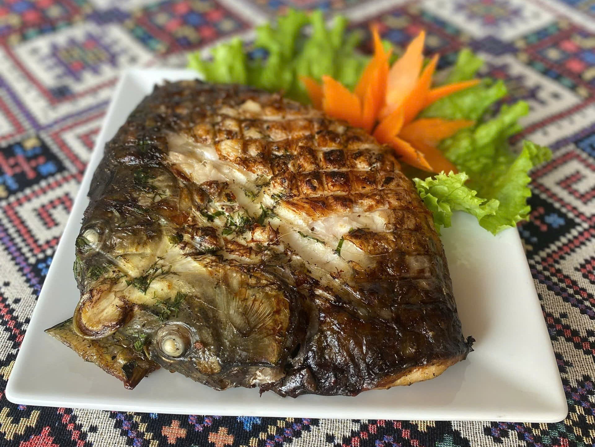 Cá Suối Chiên Lá Lốt